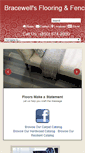 Mobile Screenshot of bracewellsflooringandfencing.com